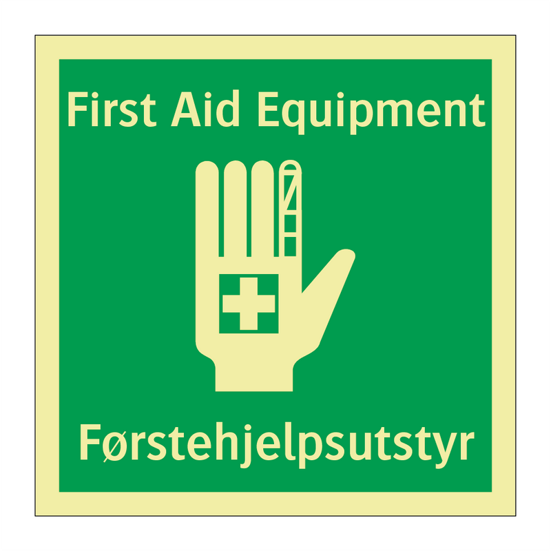 First aid equipment Førstehjelpsutstyr & First aid equipment Førstehjelpsutstyr