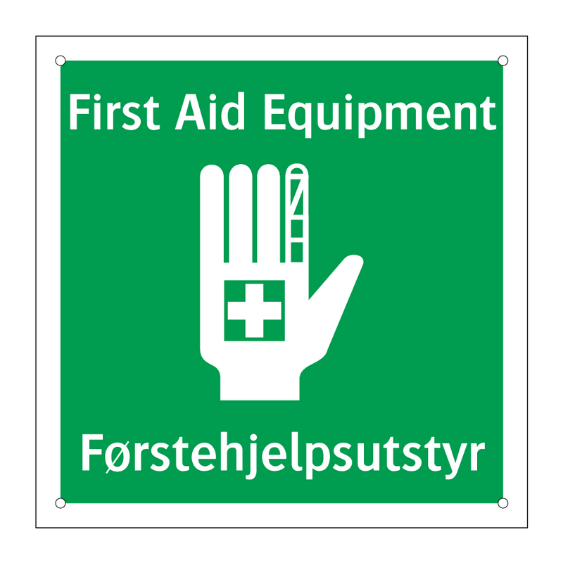 First aid equipment Førstehjelpsutstyr & First aid equipment Førstehjelpsutstyr