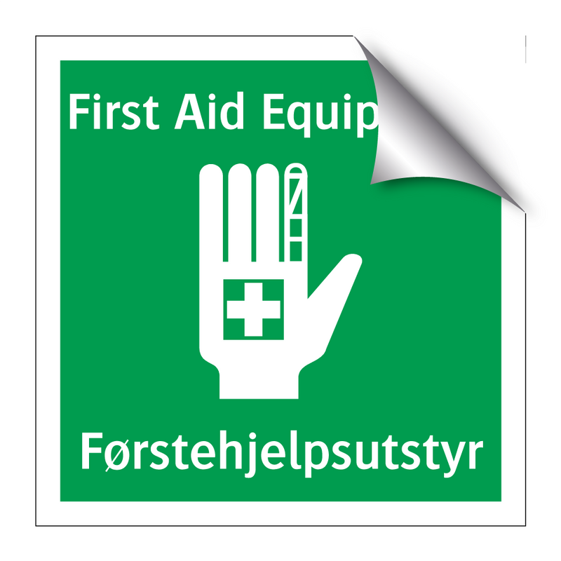 First aid equipment Førstehjelpsutstyr & First aid equipment Førstehjelpsutstyr