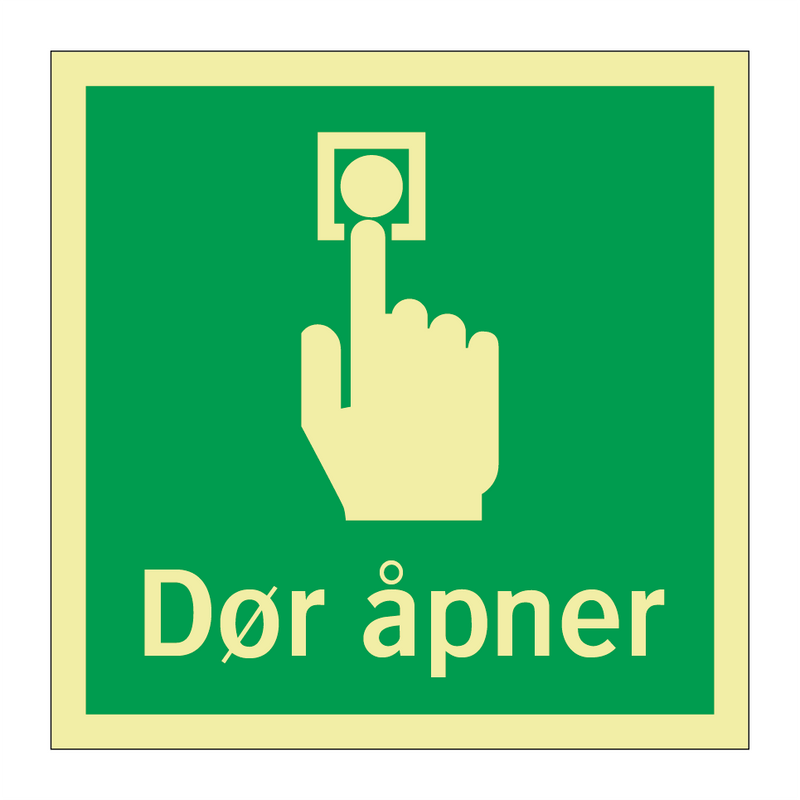 Dør åpner