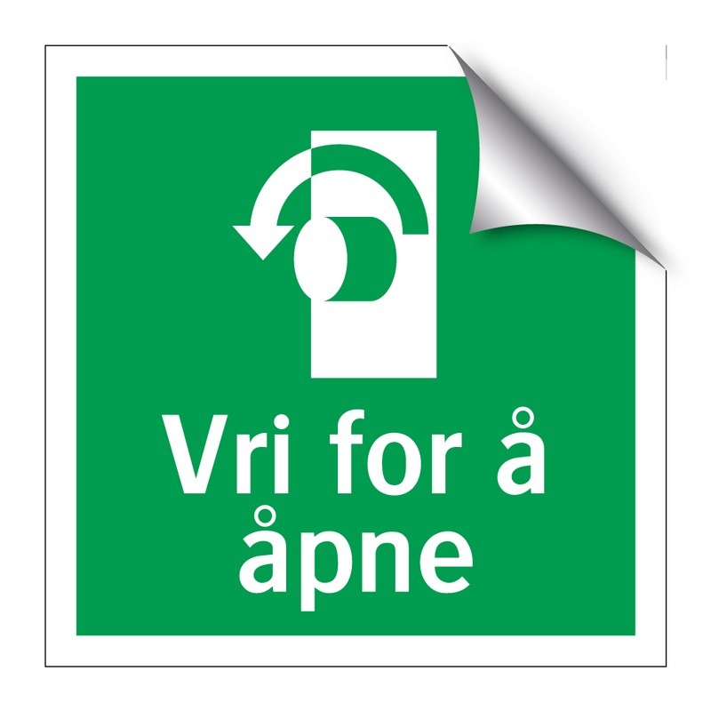 Vri for å åpne