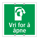 Vri for å åpne