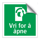 Vri for å åpne