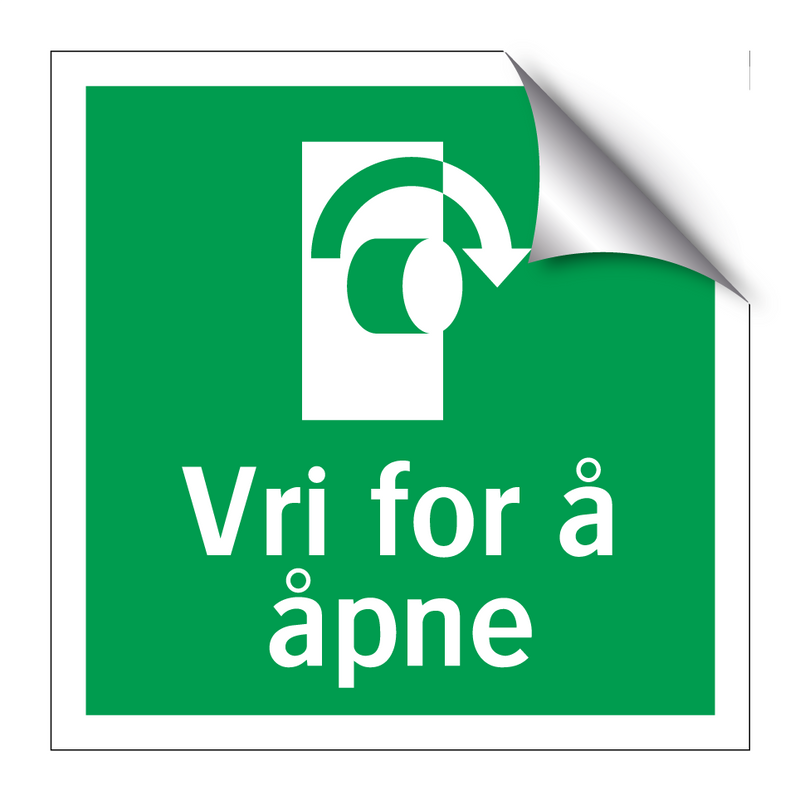 Vri for å åpne