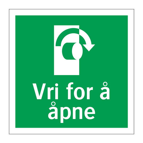 Vri for å åpne