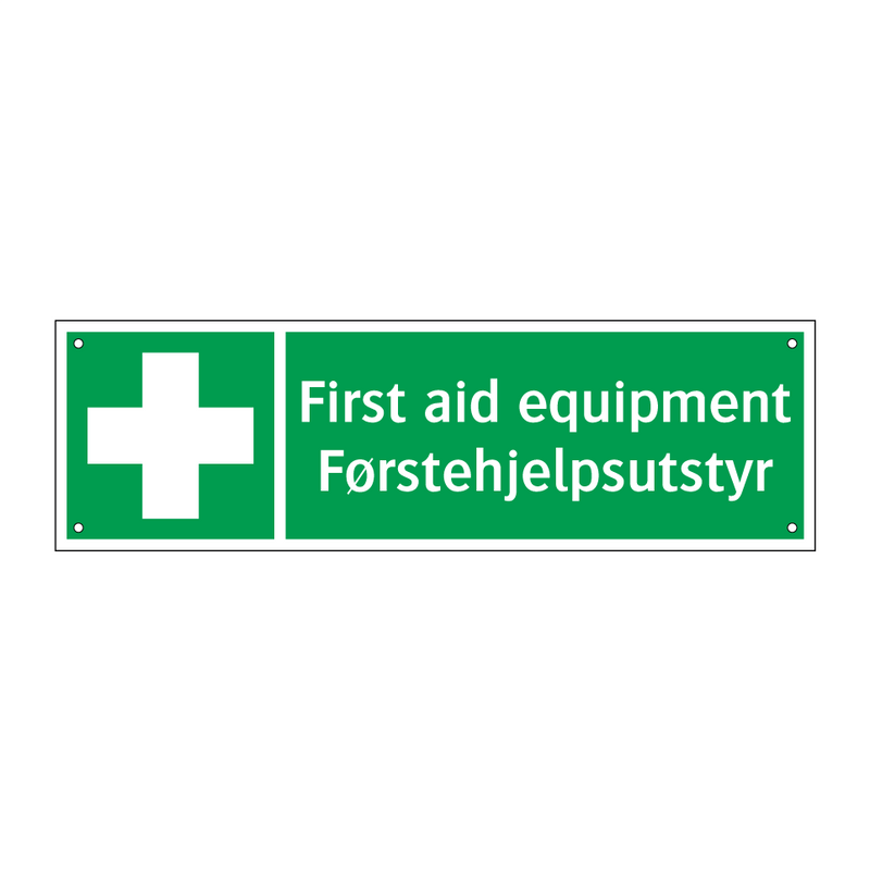 First aid equipment Førstehjelpsutstyr & First aid equipment Førstehjelpsutstyr