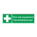 First aid equipment Førstehjelpsutstyr