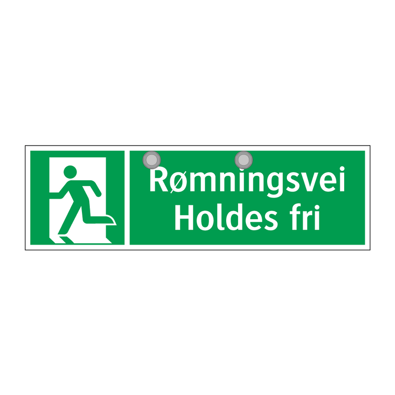 Rømningsvei Holdes fri