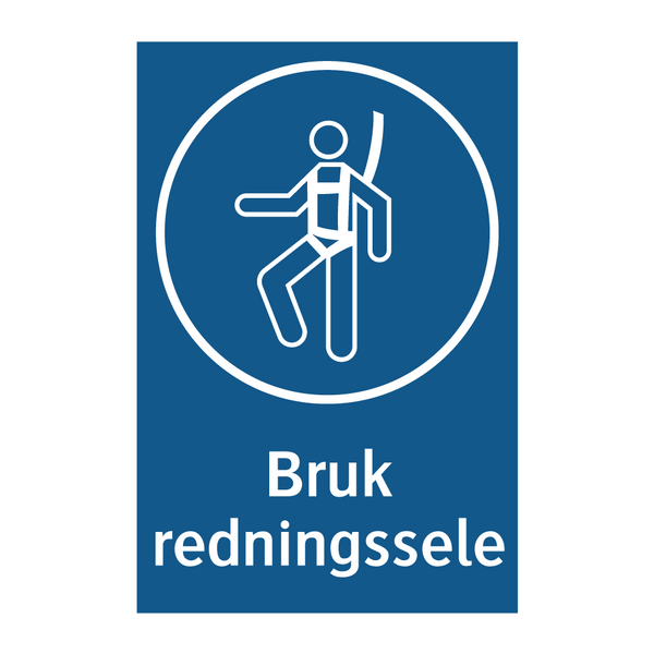 Bruk redningssele