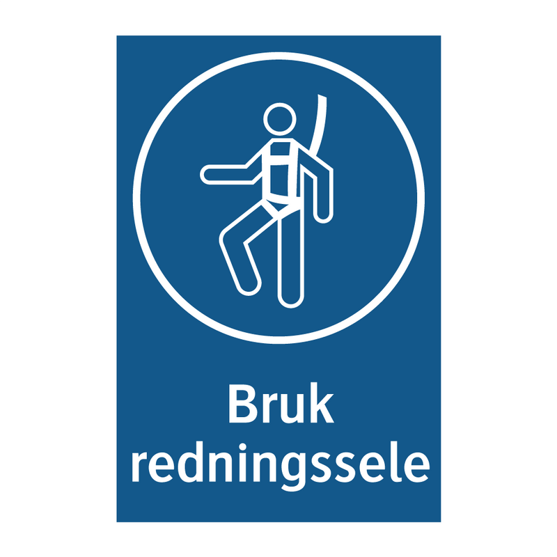 Bruk redningssele