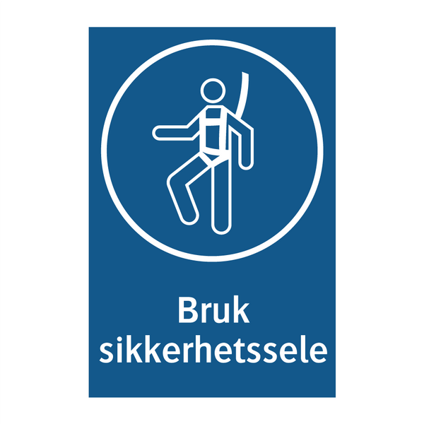 Bruk sikkerhetssele