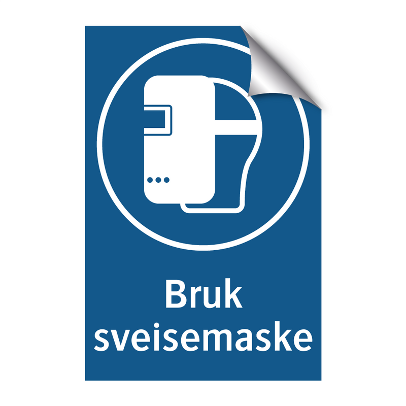 Bruk sveisemaske
