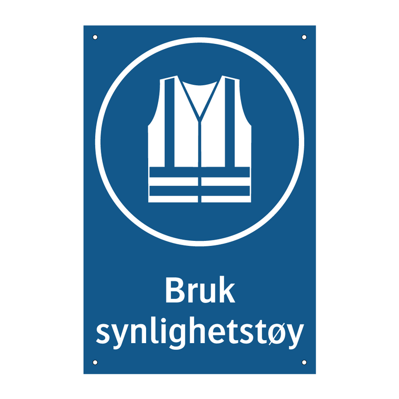 Bruk synlighetstøy