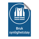 Bruk synlighetstøy