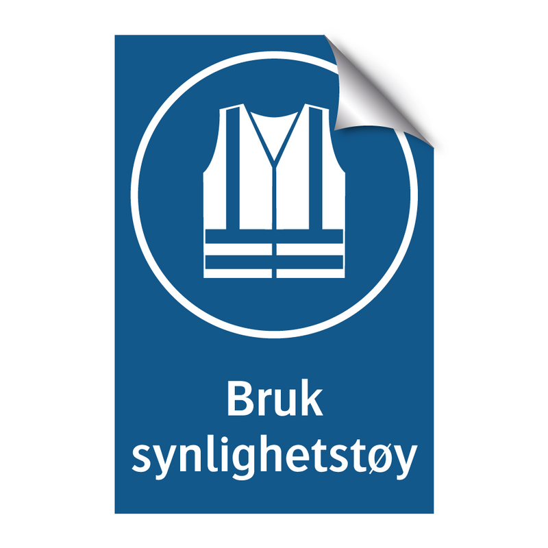 Bruk synlighetstøy