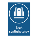 Bruk synlighetstøy