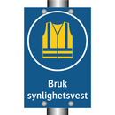 Bruk synlighetsvest