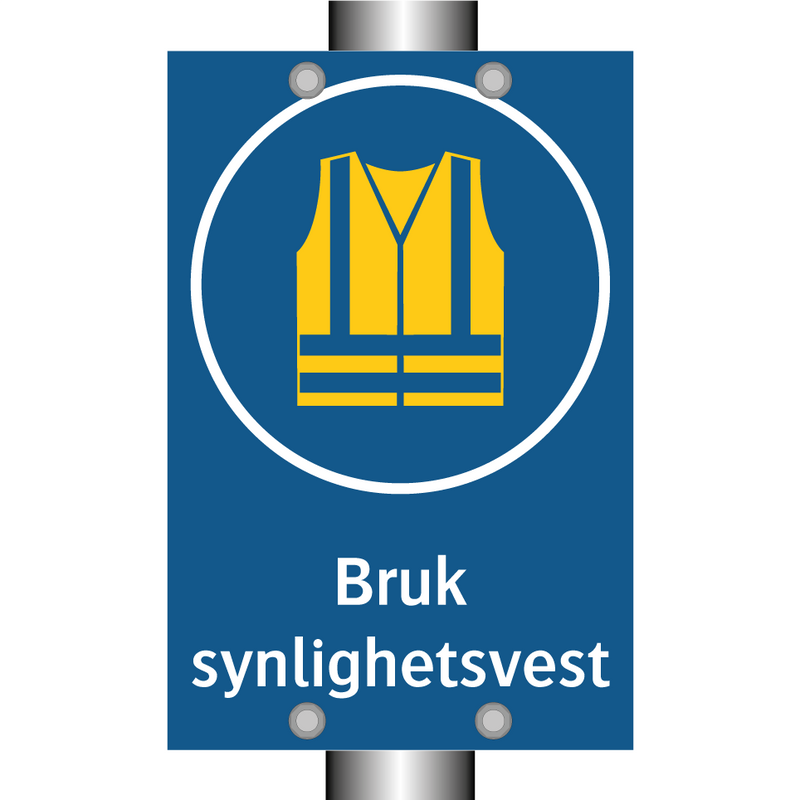 Bruk synlighetsvest