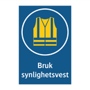 Bruk synlighetsvest