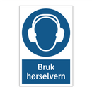 Bruk hørselvern