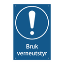 Bruk verneutstyr