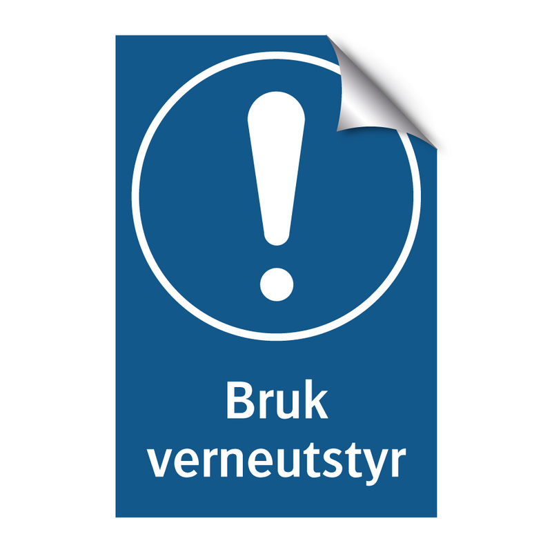 Bruk verneutstyr & Bruk verneutstyr & Bruk verneutstyr & Bruk verneutstyr & Bruk verneutstyr