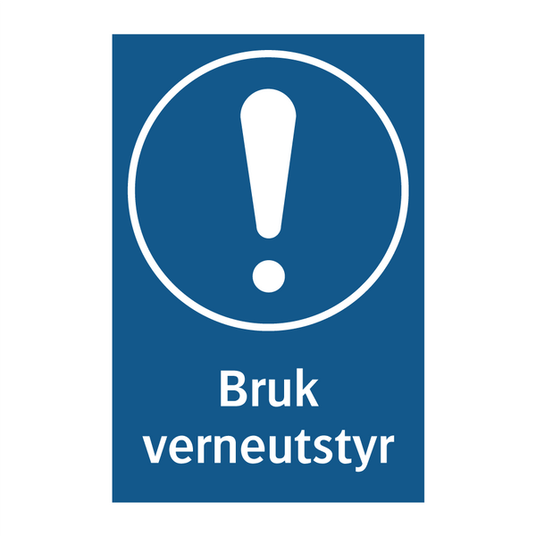 Bruk verneutstyr
