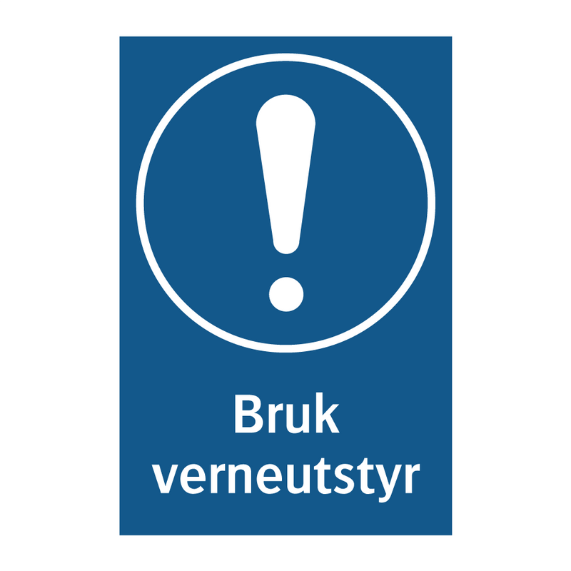 Bruk verneutstyr & Bruk verneutstyr & Bruk verneutstyr & Bruk verneutstyr & Bruk verneutstyr
