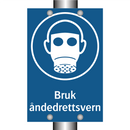 Bruk åndedrettsvern