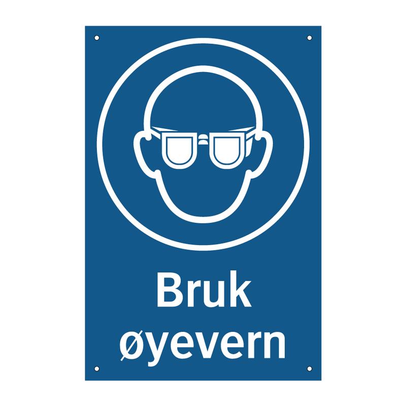 Bruk øyevern