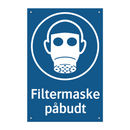 Filtermaske påbudt