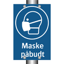 Maske påbudt