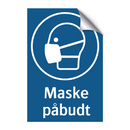Maske påbudt