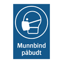 Munnbind påbudt