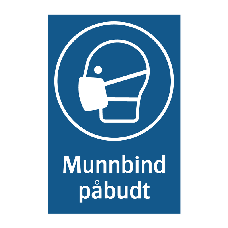 Munnbind påbudt