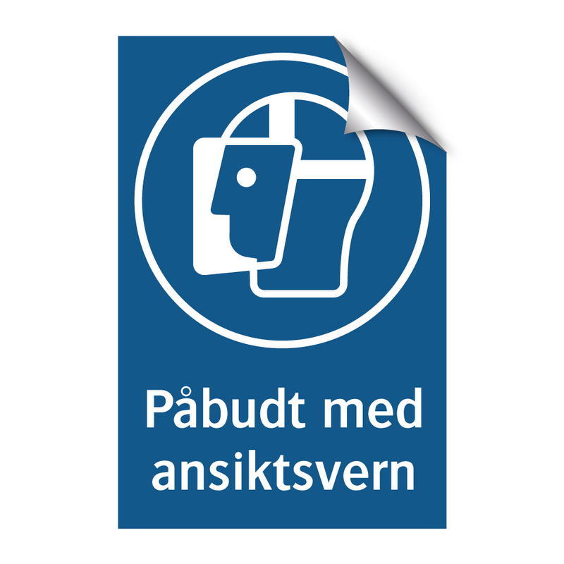 Påbudt med Ansiktsvern