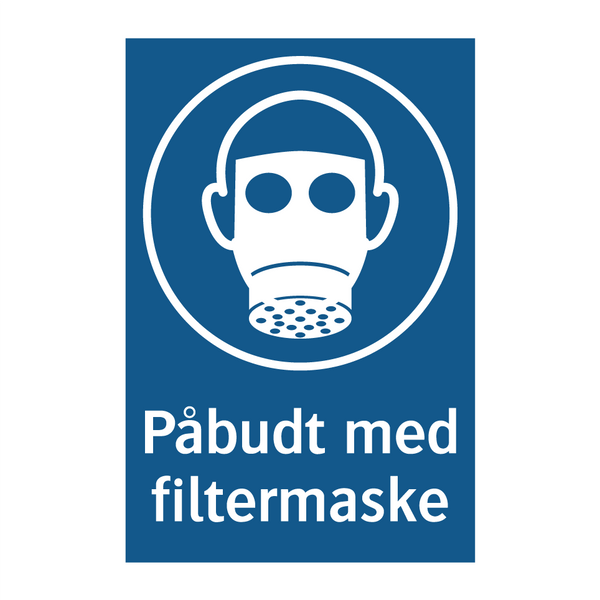 Påbudt med Filtermaske & Påbudt med Filtermaske & Påbudt med Filtermaske