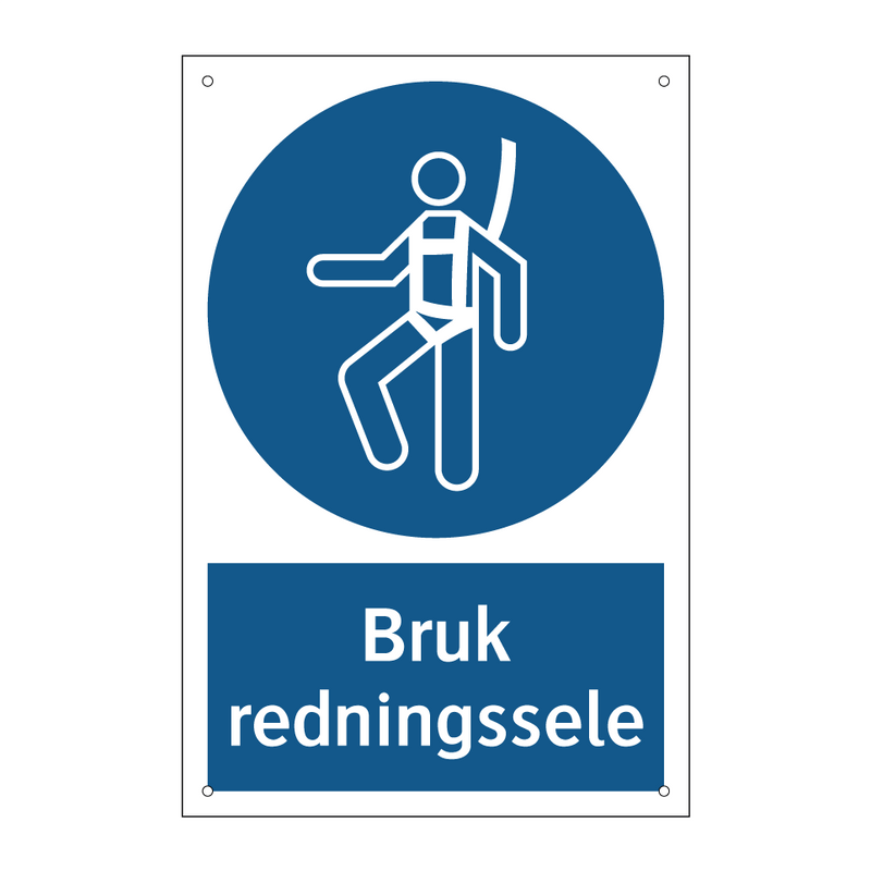 Bruk redningssele