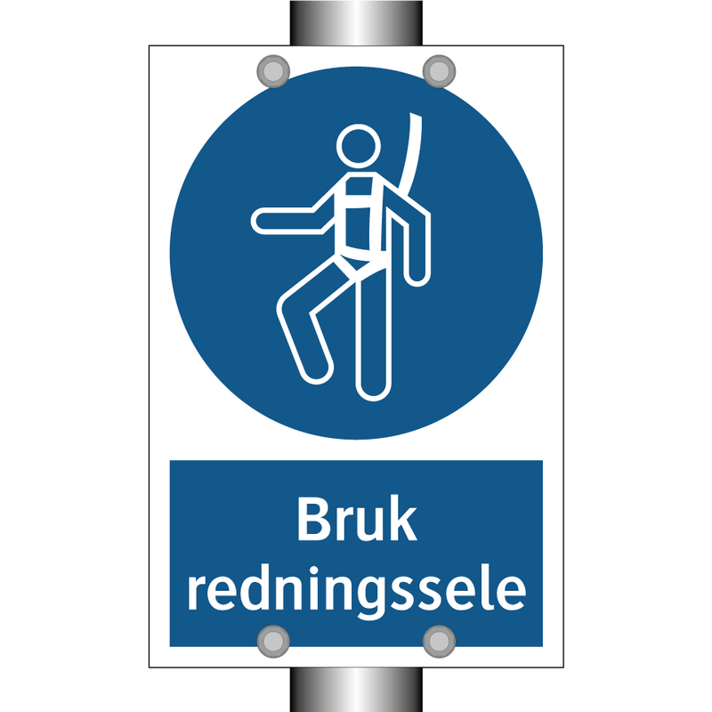 Bruk redningssele