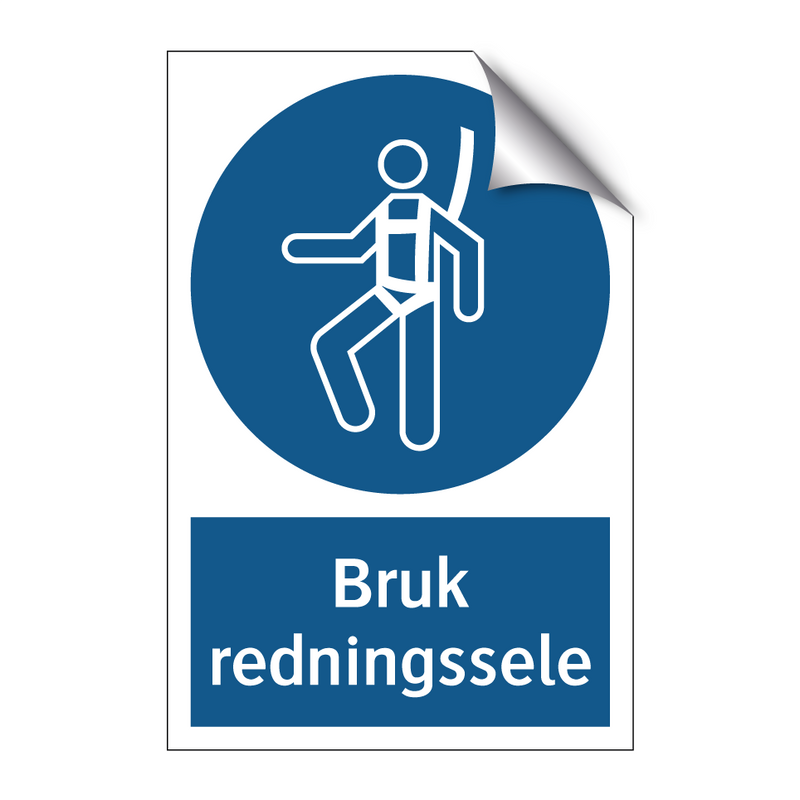 Bruk redningssele