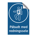Påbudt med Redningssele