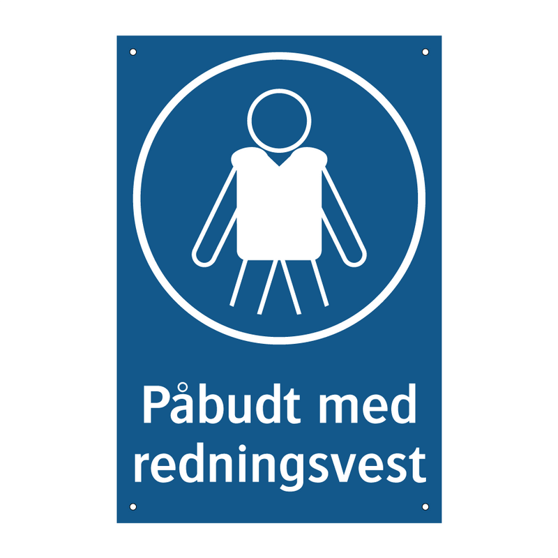 Påbudt med Redningsvest