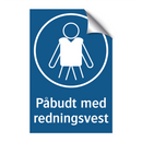 Påbudt med Redningsvest