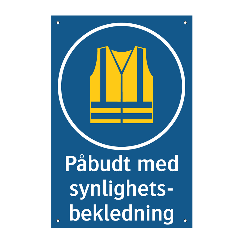Påbudt med Synlighetsbekledning