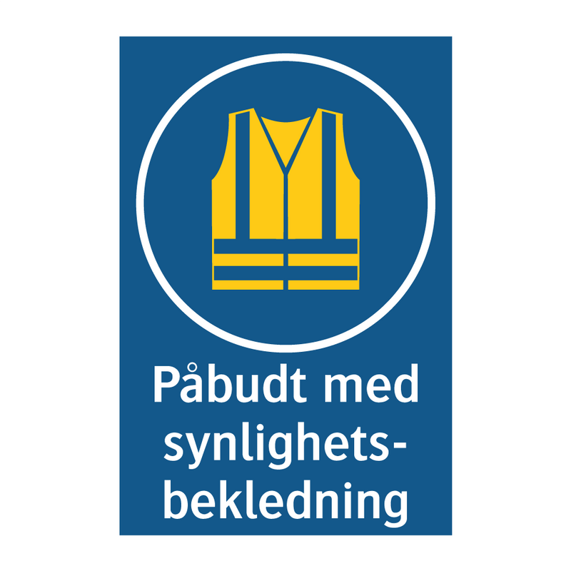 Påbudt med Synlighetsbekledning