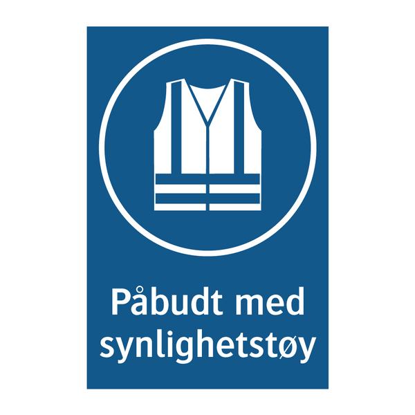 Påbudt med Synlighetstøy & Påbudt med Synlighetstøy & Påbudt med Synlighetstøy