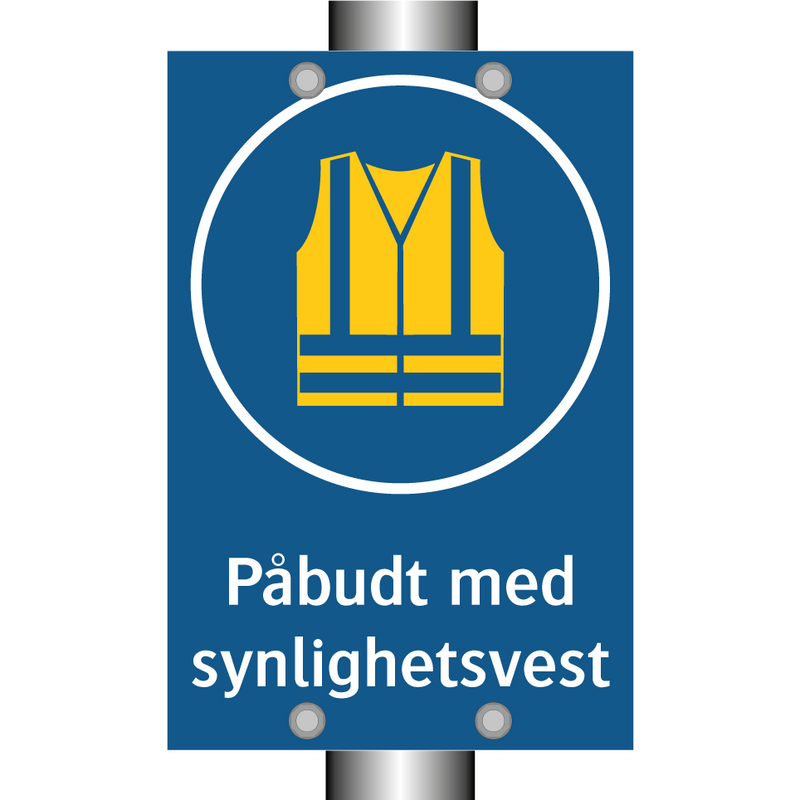 Påbudt med Synlighetsvest