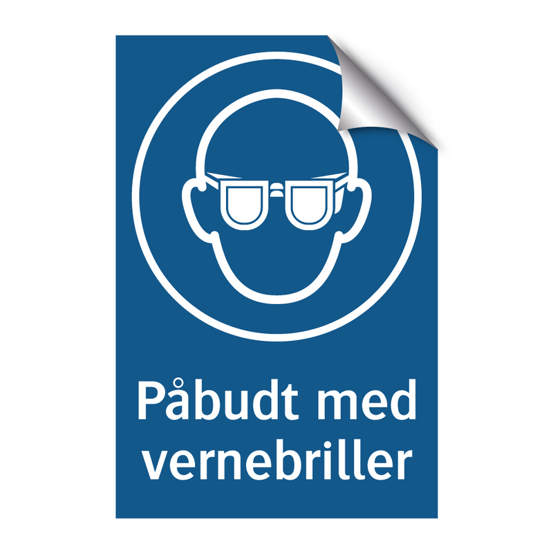 Påbudt med Vernebriller