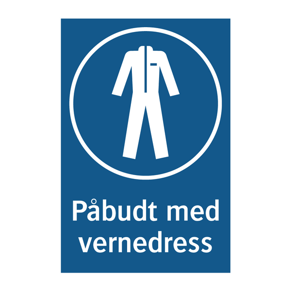 Påbudt med Vernedress