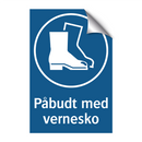 Påbudt med Vernesko